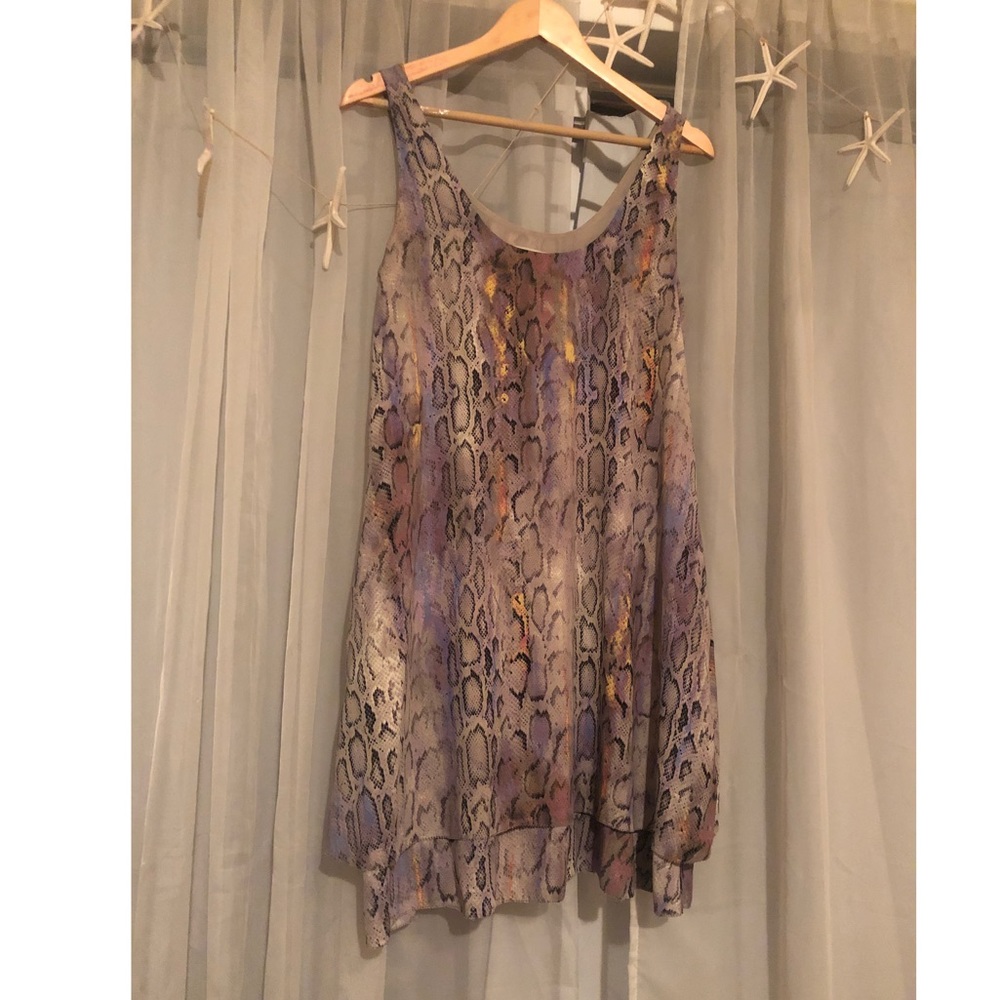 RACHEL Rachel Roy Snake Print Shift Dress